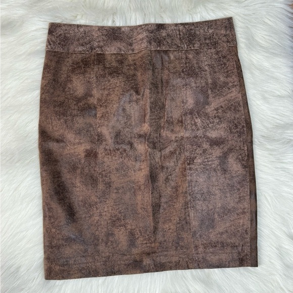 New Arden B Genuine leather Pencil Front Zipper adjustable  Slit - Picture 4 of 5